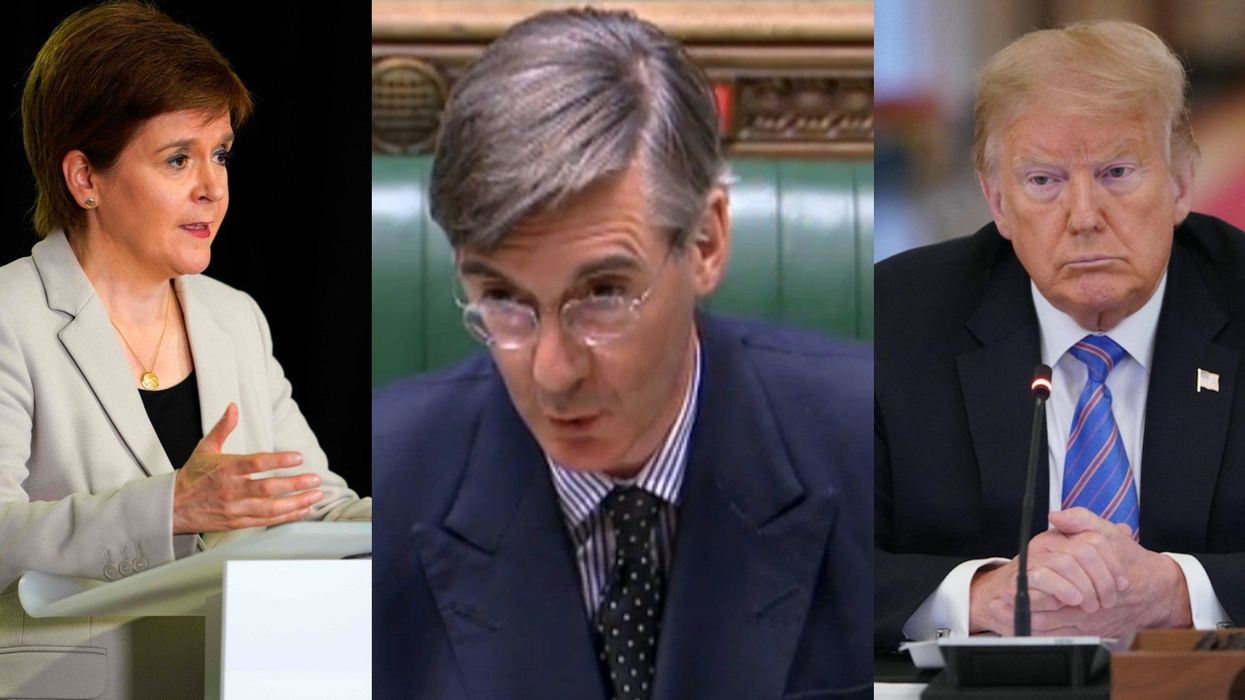 Jacob Rees-Mogg claims Nicola Sturgeon wants to 'build a wall like Trump' over Scottish border row