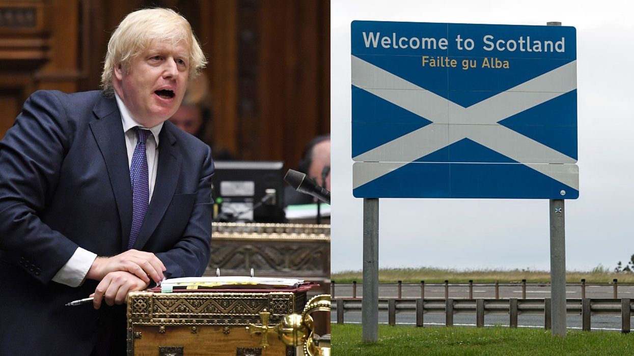 21 furious and flabbergasted reactions to Boris Johnson claiming 'there is no border between Scotland and England'