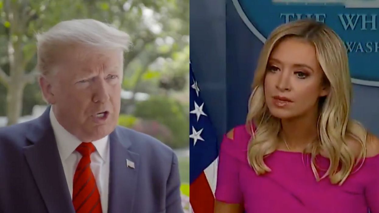 Trump's press secretary claims he was 'jesting' about slowing down testing so US case numbers fall