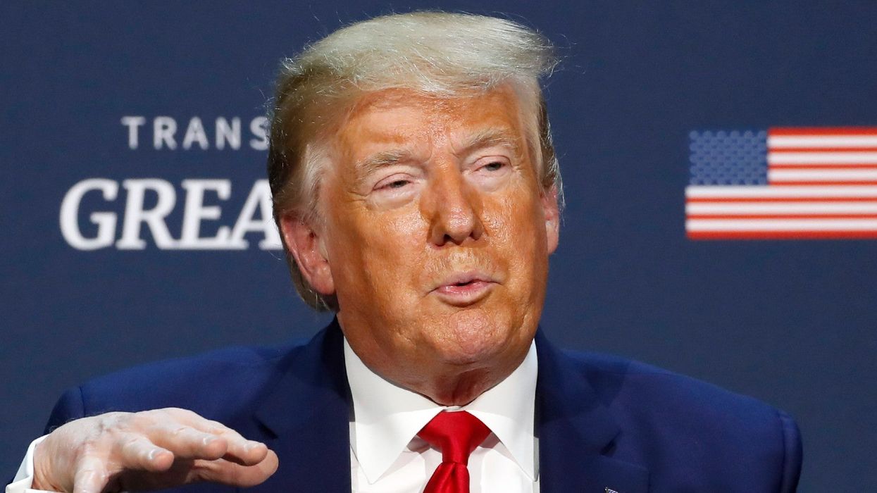 Trump said that bigotry can be confronted 'quickly and easily' just hours after using a racial slur