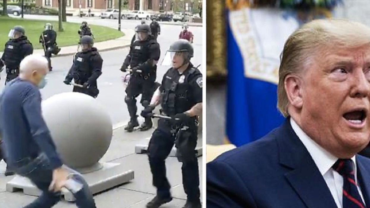 Trump claims Martin Gugino, the elderly man Buffalo police shoved to the ground, could be an 'Antifa provocateur'