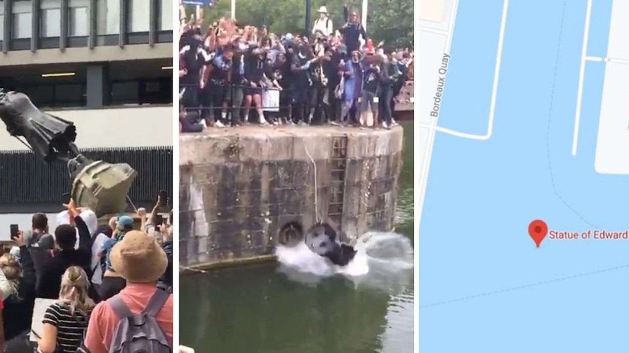 The location of the Edward Colston statue has been edited on Google Maps and it's exactly what you think