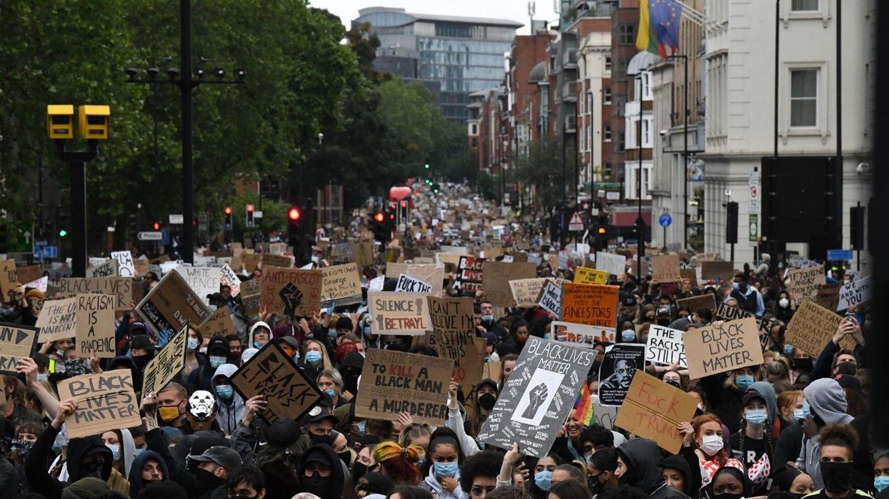 16 of the most awe-inspiring photos and videos from the UK's Black Lives Matter protests happening right now