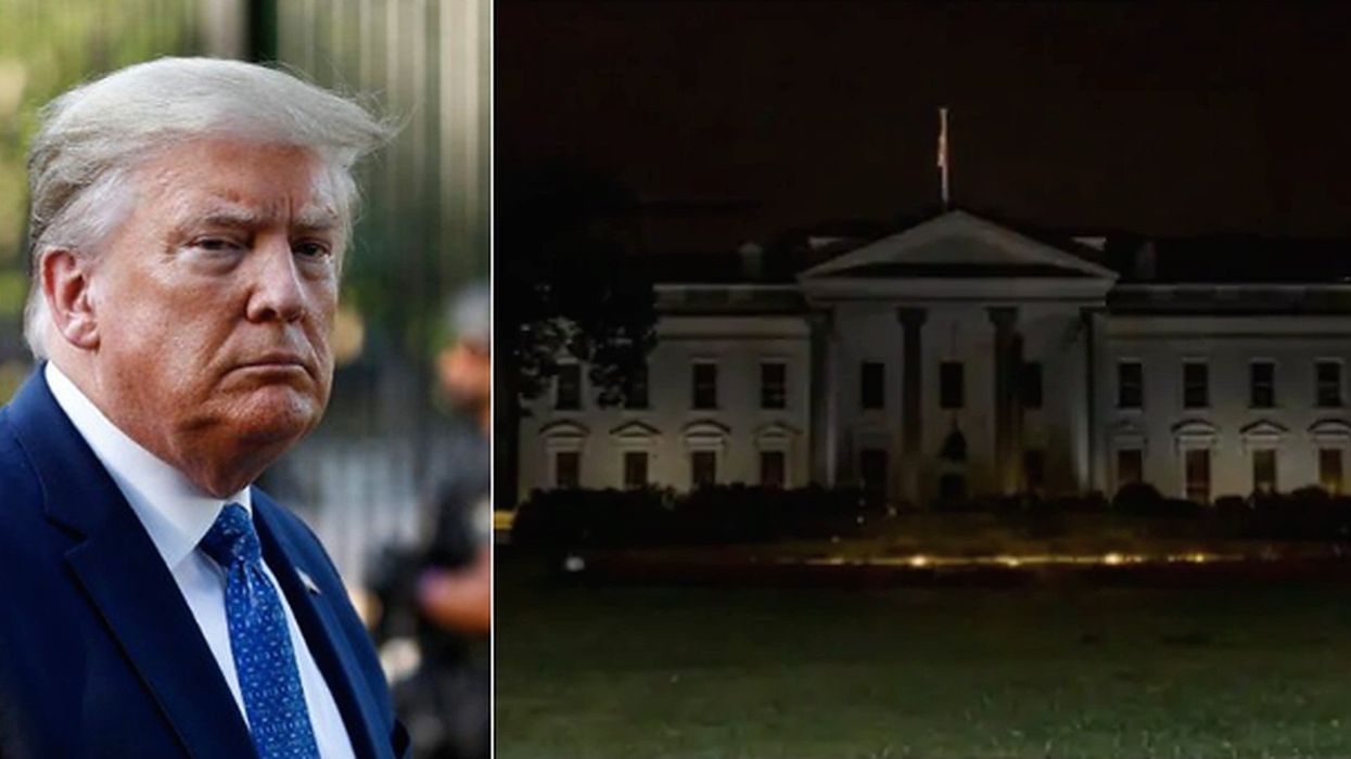 Trump really wants you to know that he was just 'inspecting' the bunker and definitely wasn't hiding in it