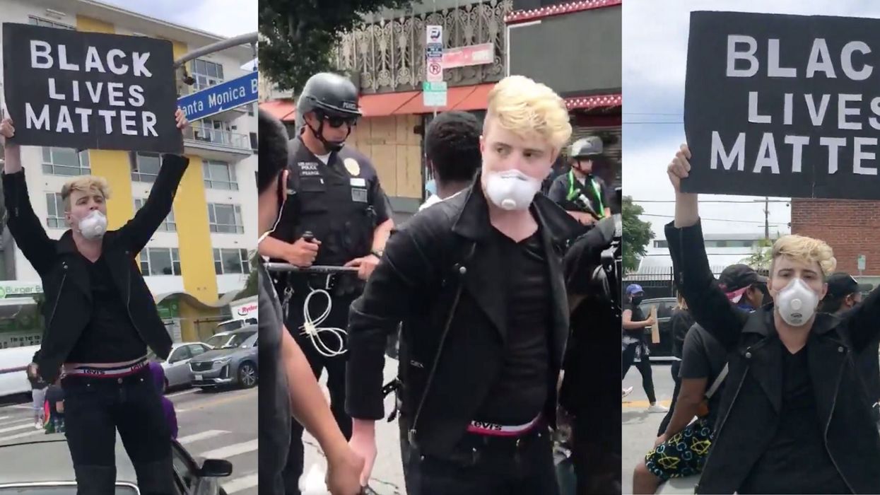 Jedward just joined a Black Lives Matter protest and no one knows what to think