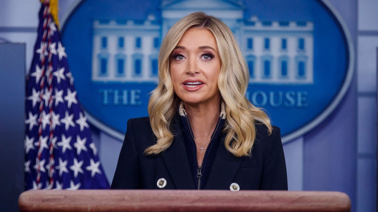 Trump's press secretary Kayleigh McEnany just said that he has a 'long history of condemning racism'