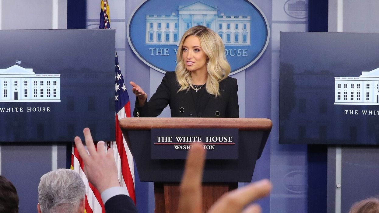 Trump's press secretary actually tried to defend him spreading murder conspiracy theories