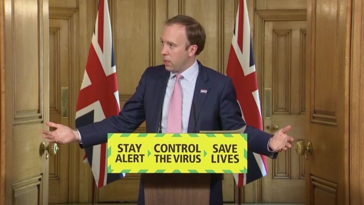 Matt Hancock just said it is everyone's 'civic duty' to self-isolate seconds after defending Dominic Cummings