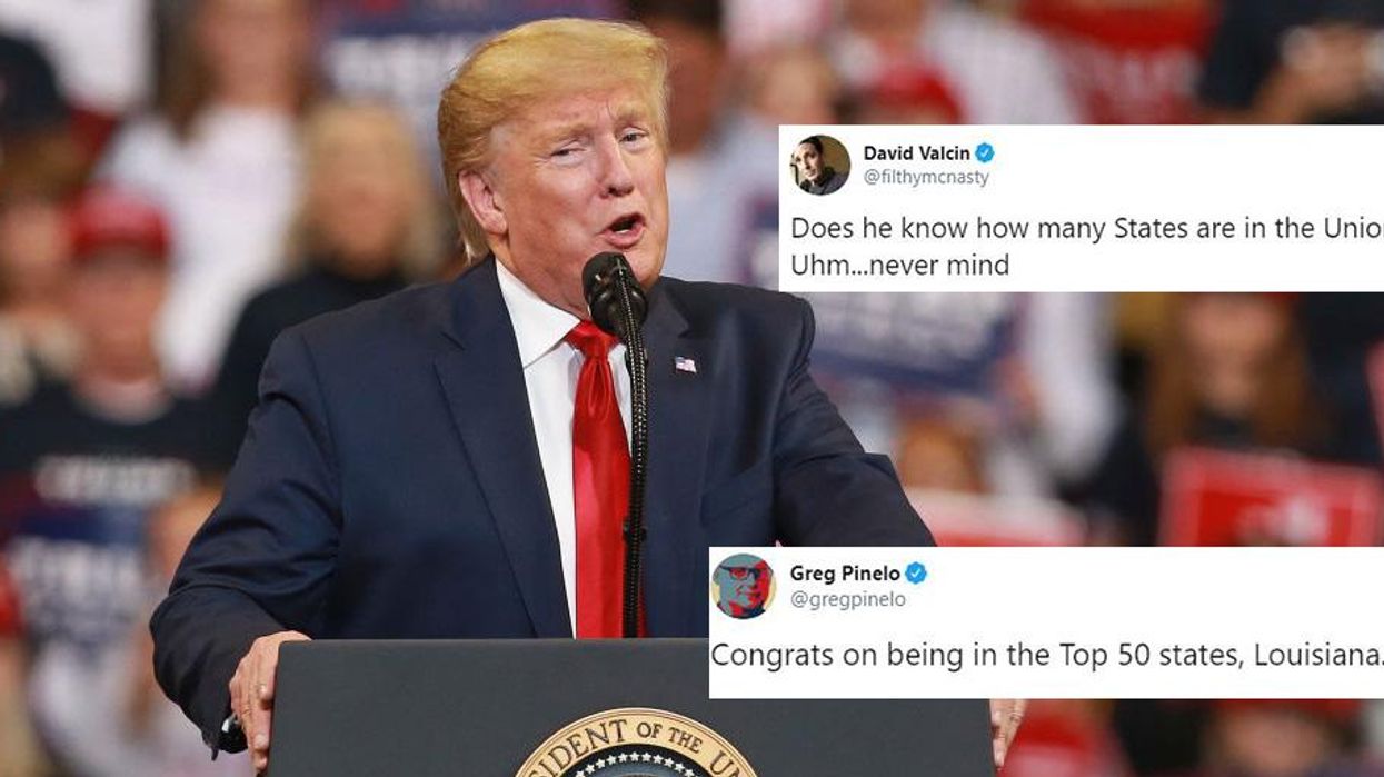 Trump doesn't seem to know how many states there are in America