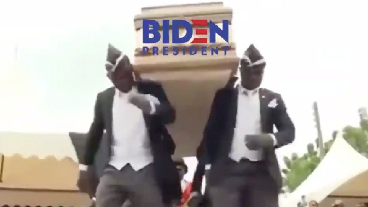 Trump just shared a 'despicable' meme featuring Joe Biden and a coffin