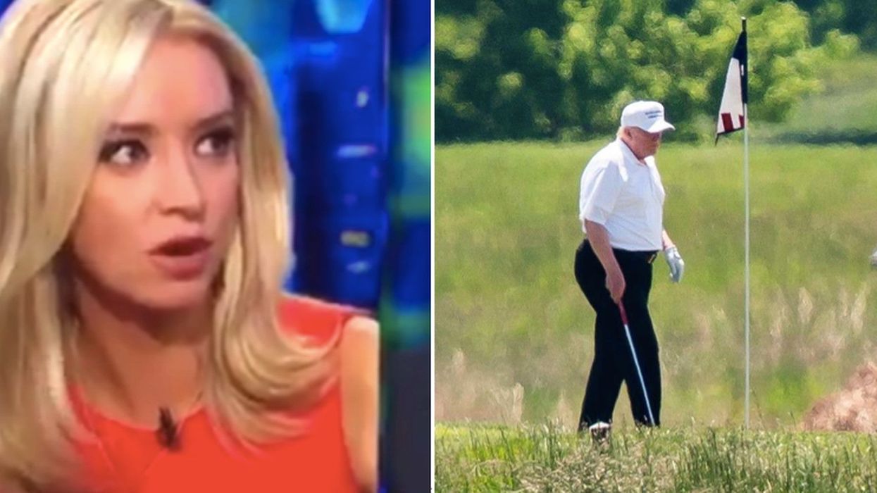 Trump's press secretary Kayleigh McEnany calls out Obama for golfing in a crisis, as Trump plays golf in a crisis