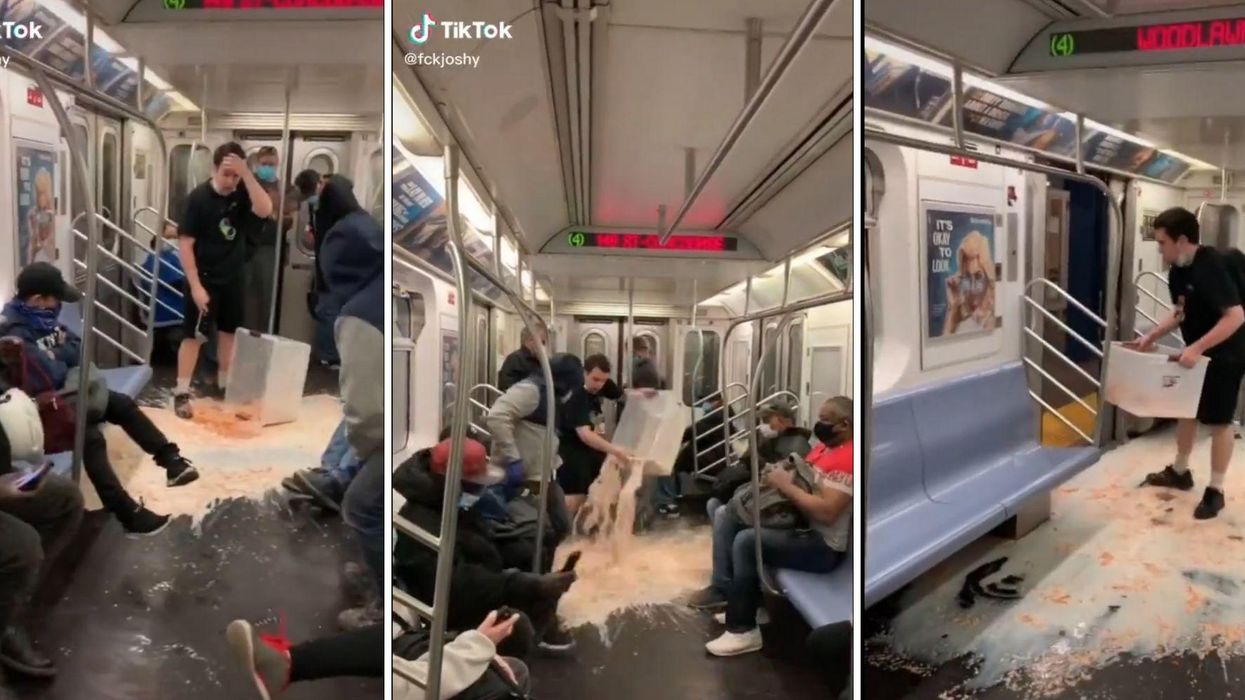 A TikToker’s prank on the New York subway has led to intense backlash