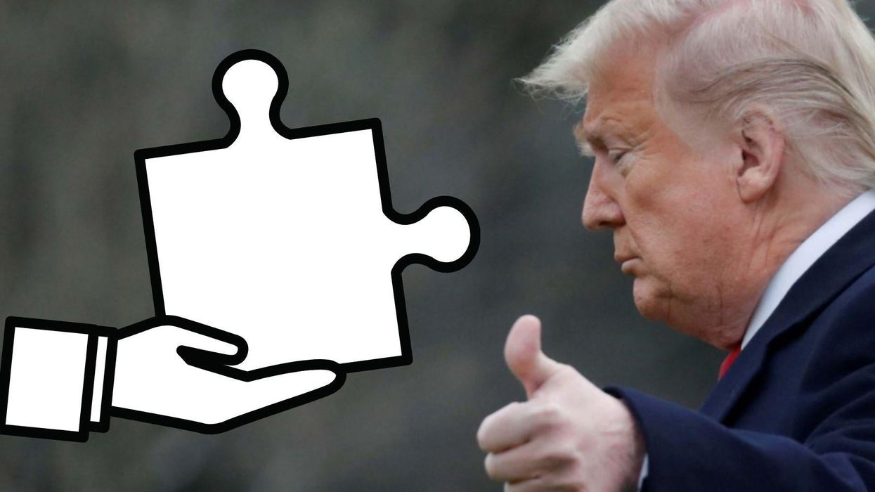 Donald Trump is selling a jigsaw with his face on to entertain you during lockdown
