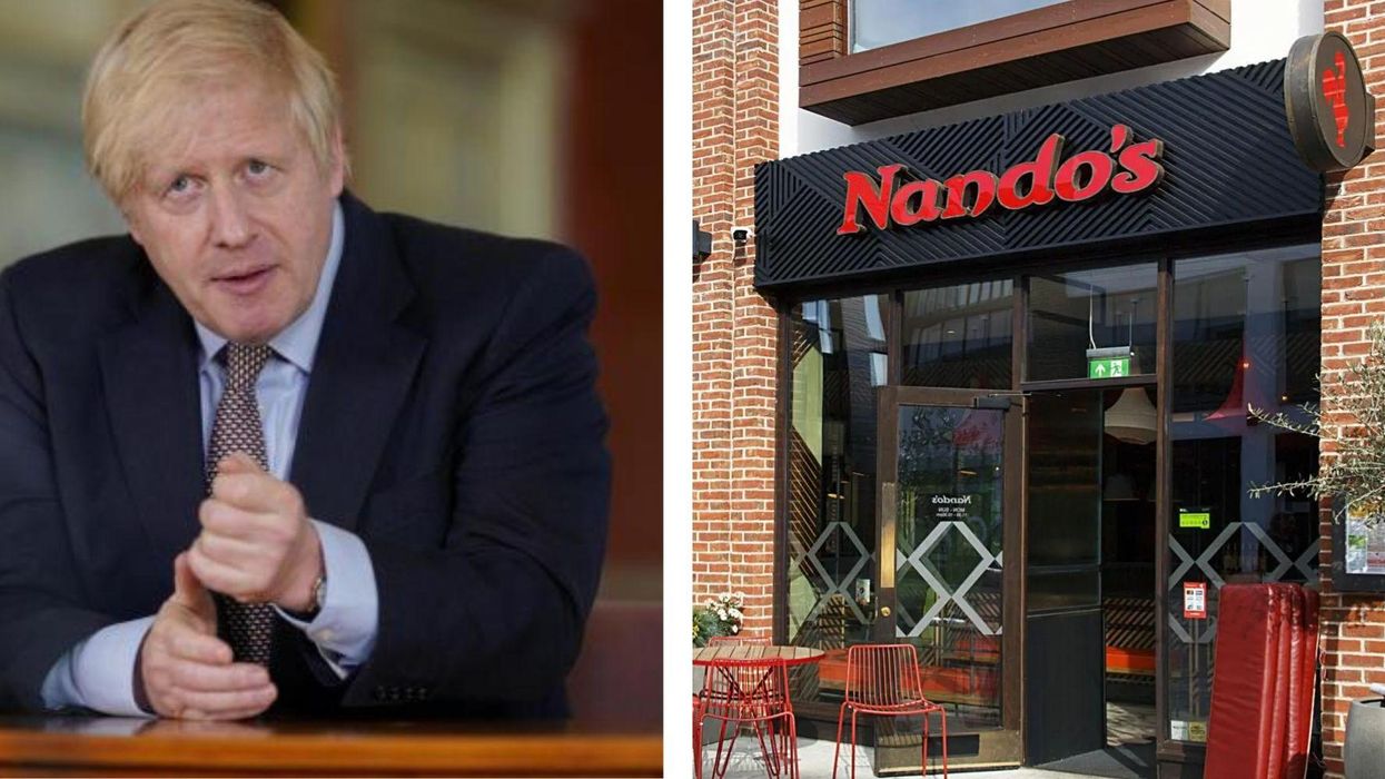 The new coronavirus 'alert system' looks just like the Nando's Peri-ometer and it's making people hungry