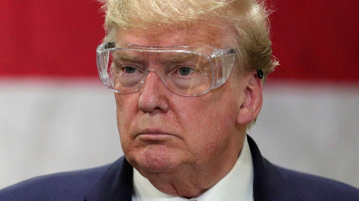 Trump is trying to blame his highly criticised coronavirus response on being impeached
