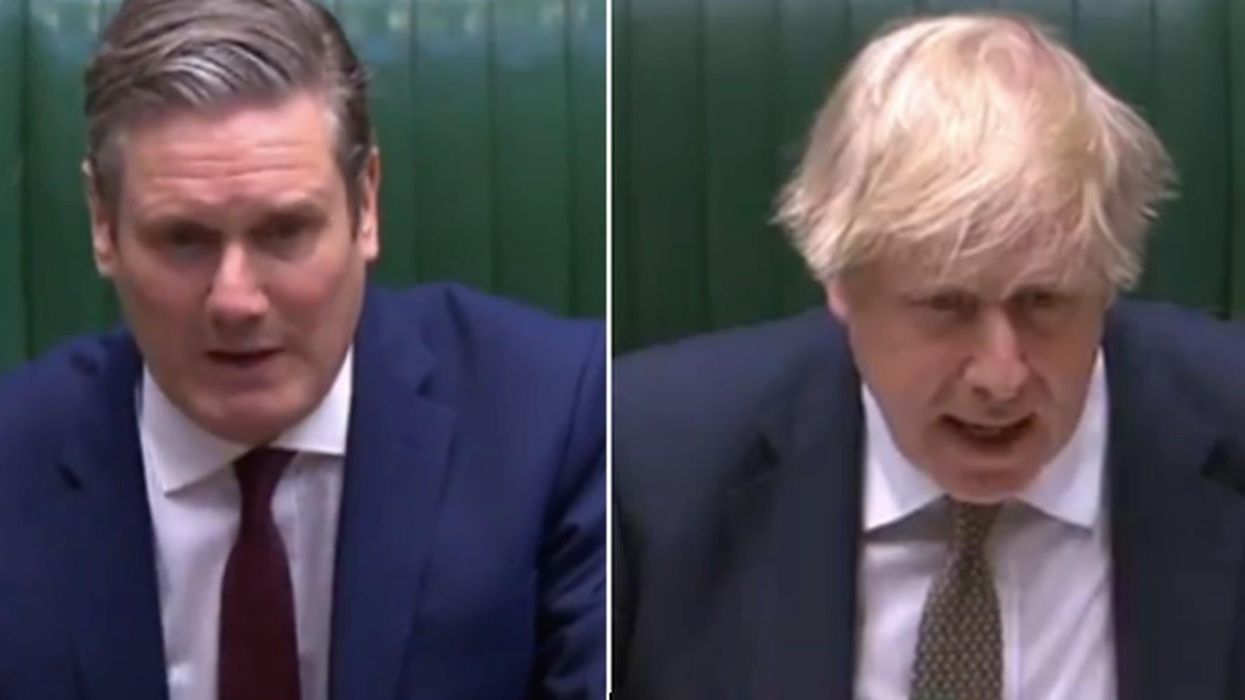 Watch Keir Starmer dismantle Boris Johnson in just 2 minutes in first head-to-head at PMQs