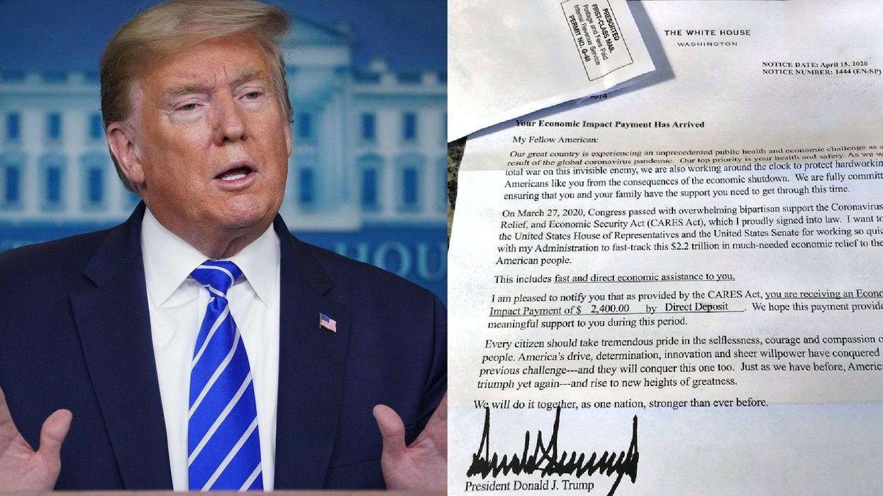 Trump is sending out letters to millions of Americans praising his own response to the pandemic