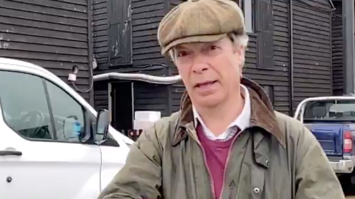 Nigel Farage is now claiming that he is a 'key worker' after travelling 100 miles to make film about migrants