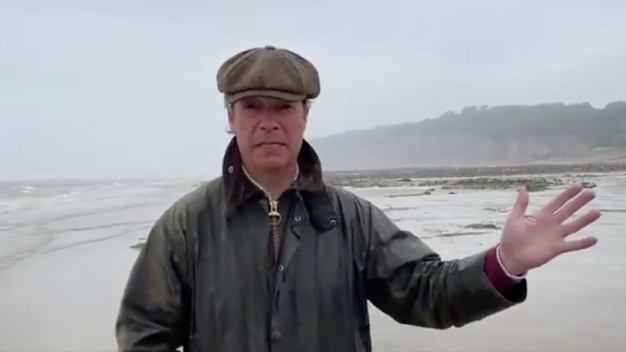 Nigel Farage accused of breaking lockdown to make 'racist' video about immigration