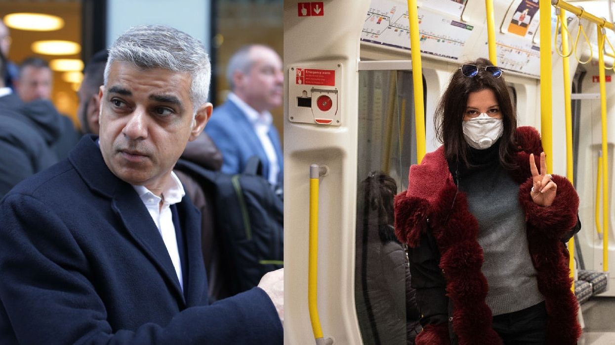Sadiq Kahn criticised for making a u-turn on wanting face masks compulsory on public transport in London