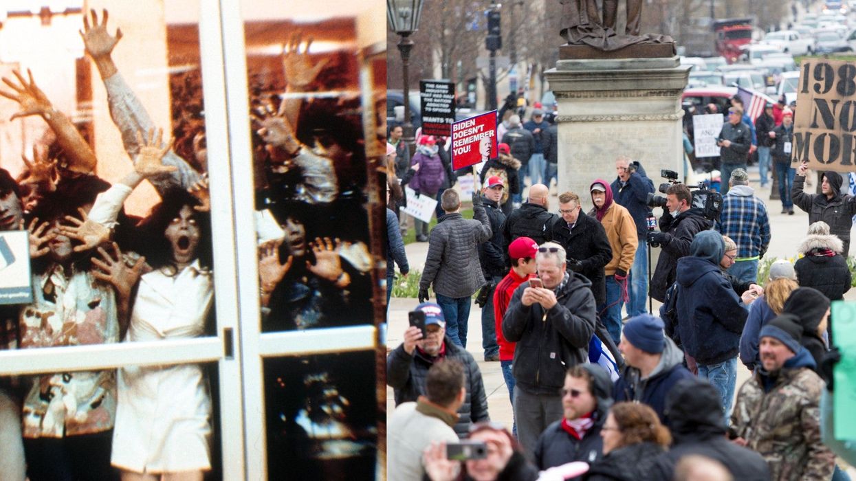 Trump supporters likened to zombies after protesting lockdown rules