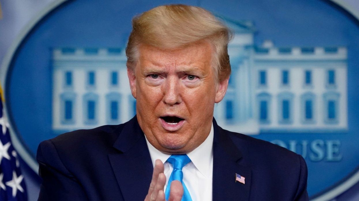 Trump denies threatening to suspend WHO funding, despite saying he would just 16 minutes before