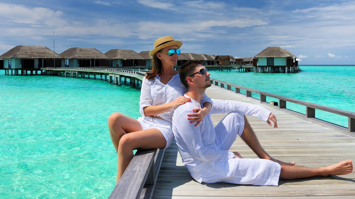 Couple 'stranded' on luxury Maldives honeymoon with staff who are being forced to keep serving them