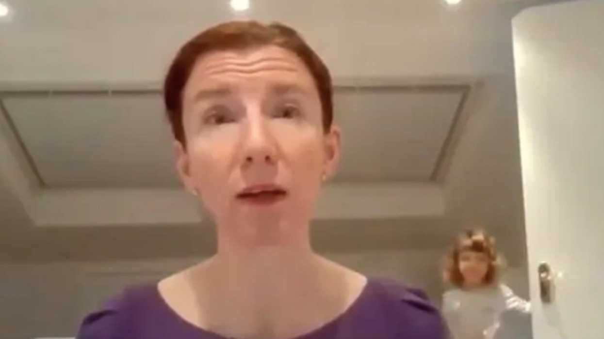 Labour's new shadow chancellor Anneliese Dodds interrupted by daughter during Sky News interview