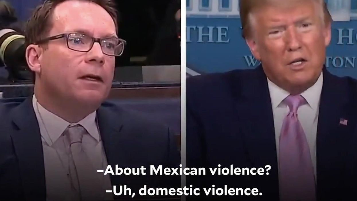 Trump was asked about 'domestic violence' and immediately assumed they meant 'Mexican violence'