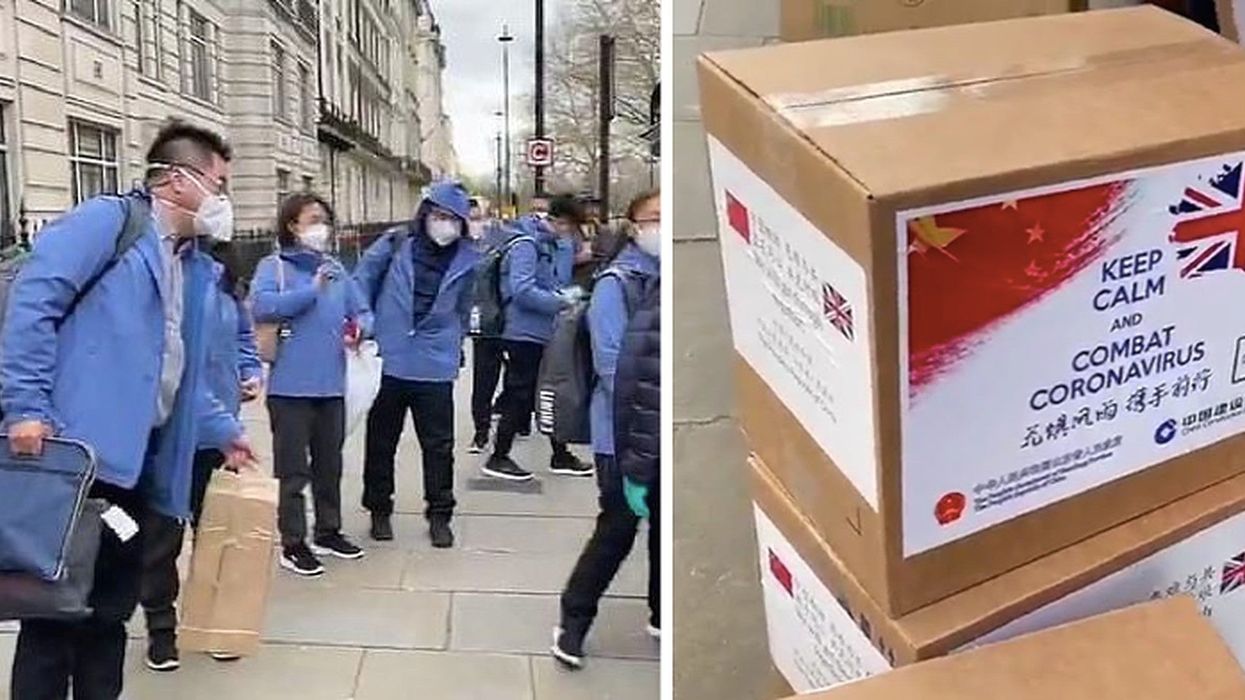 These Chinese medics have come to help the NHS 'combat' coronavirus, but some people aren't happy