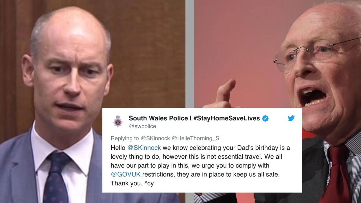 Labour MP Stephen Kinnock reprimanded by police for travelling to his father’s house for his birthday