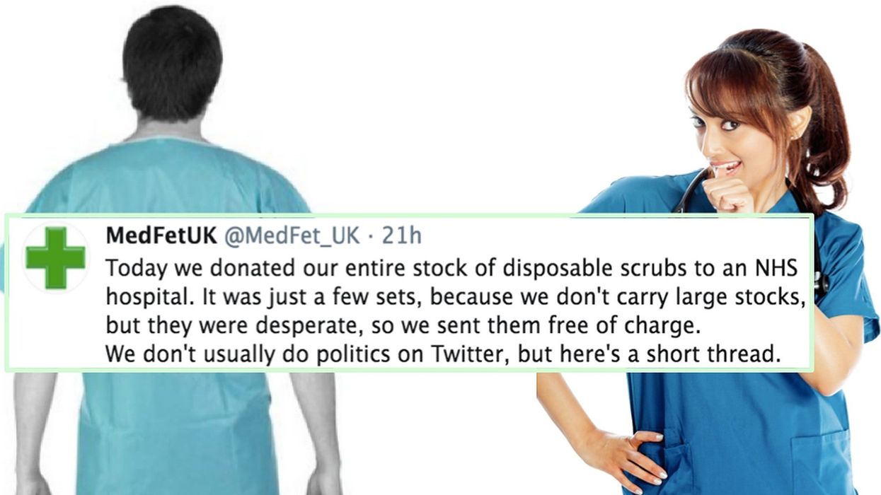 Fetish company donates its entire 'medical' clothing stock to the NHS to help fight coronavirus