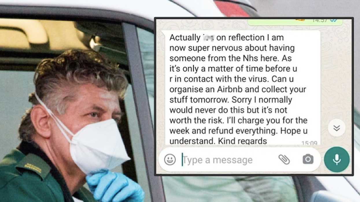 NHS workers are being evicted by landlords who fear they'll bring coronavirus back from hospitals