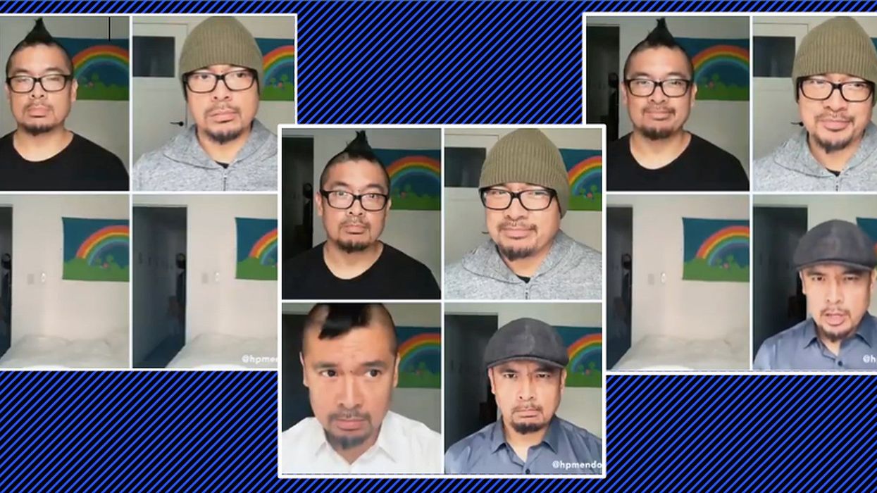 This filmmaker perfectly parodied what a conference call from home is like