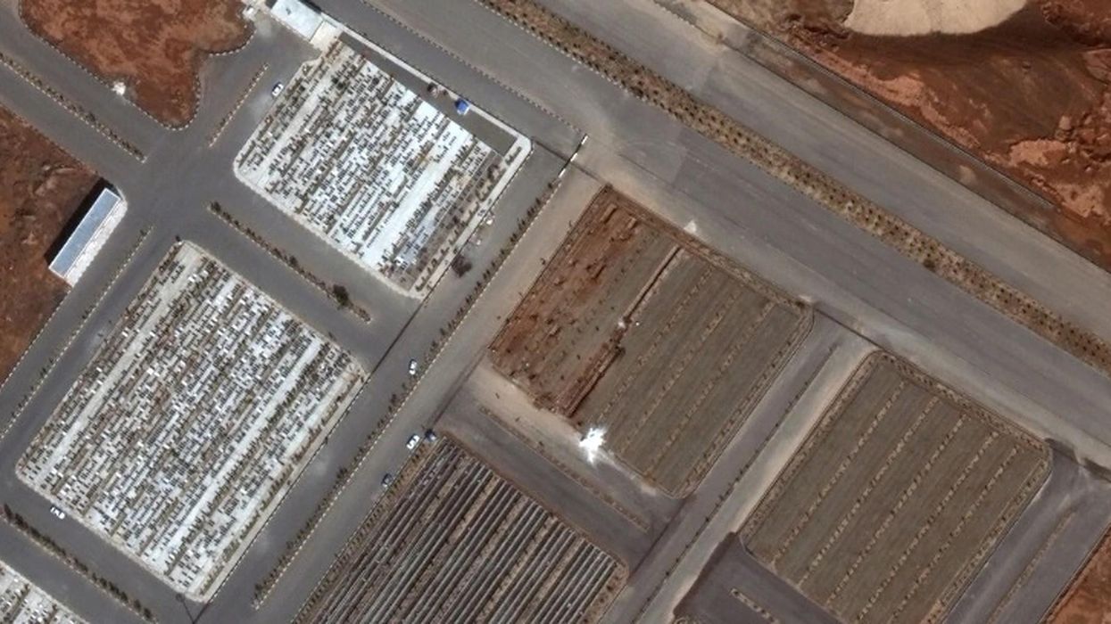 Iranian government accused of downplaying coronavirus death toll as mass 'grave' appears