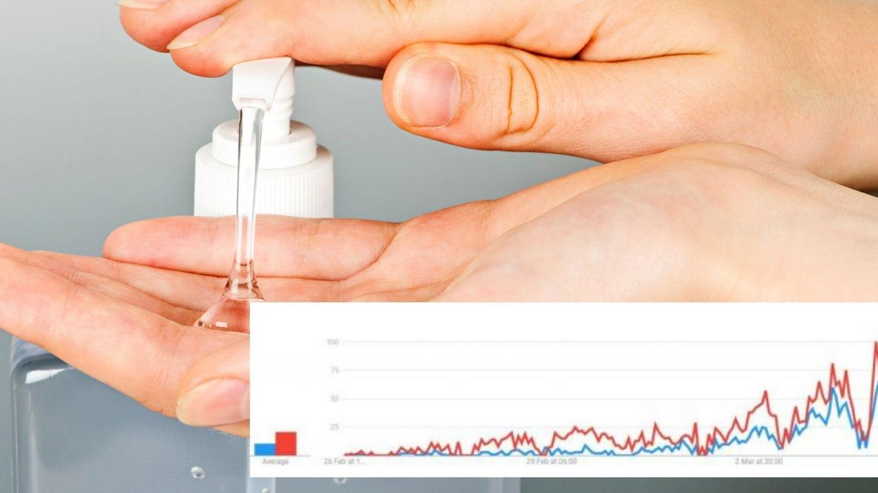 People are suddenly googling 'homemade hand sanitiser' after shops sell out due to coronavirus panic