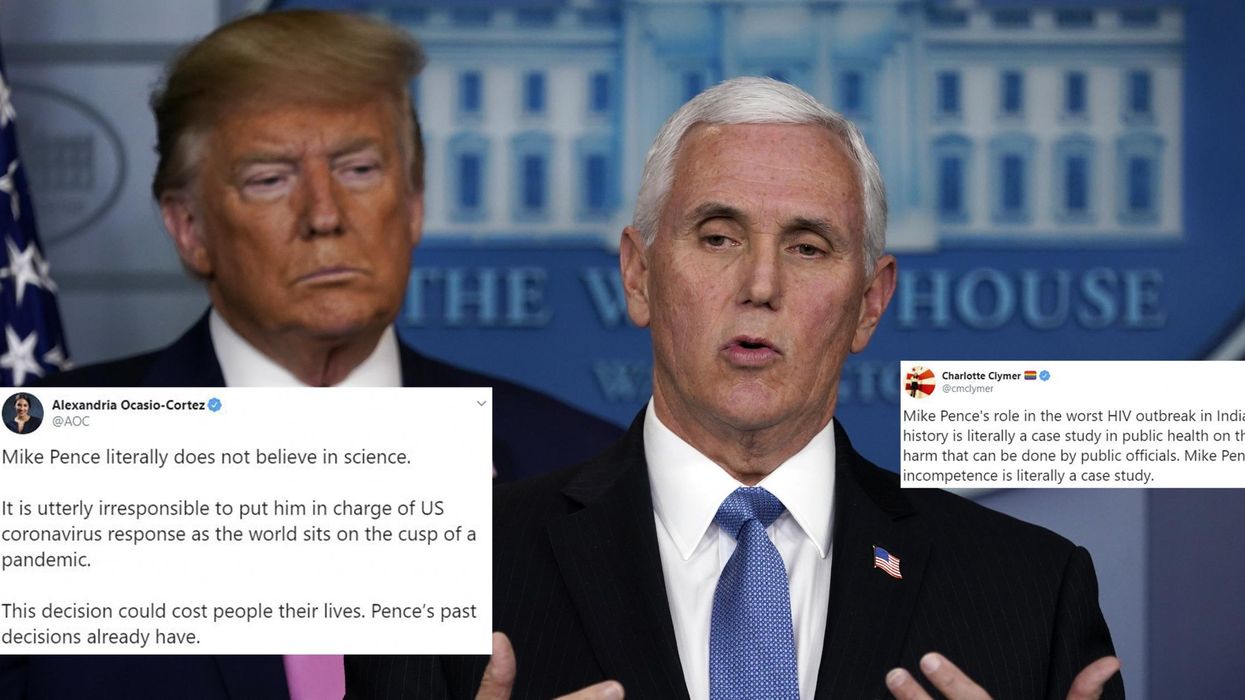 Mike Pence, who famously does not believe in science, is now in charge of tackling to coronavirus