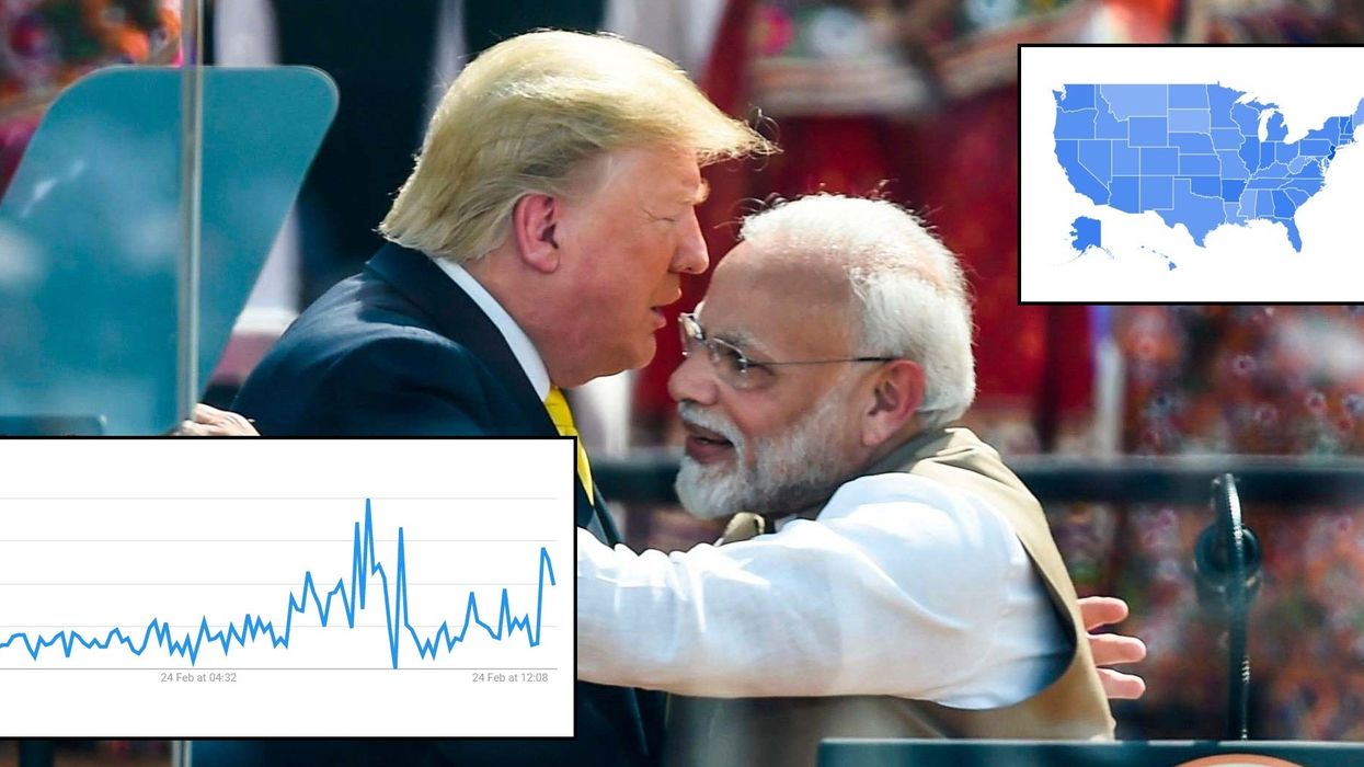 Americans are actually googling 'what is India' and 'where is India' as Trump makes visit