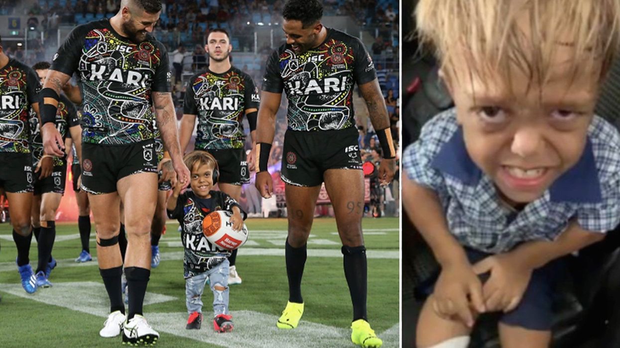 Disabled bullying victim from heartbreaking viral video leads out all-star rugby team as support floods in