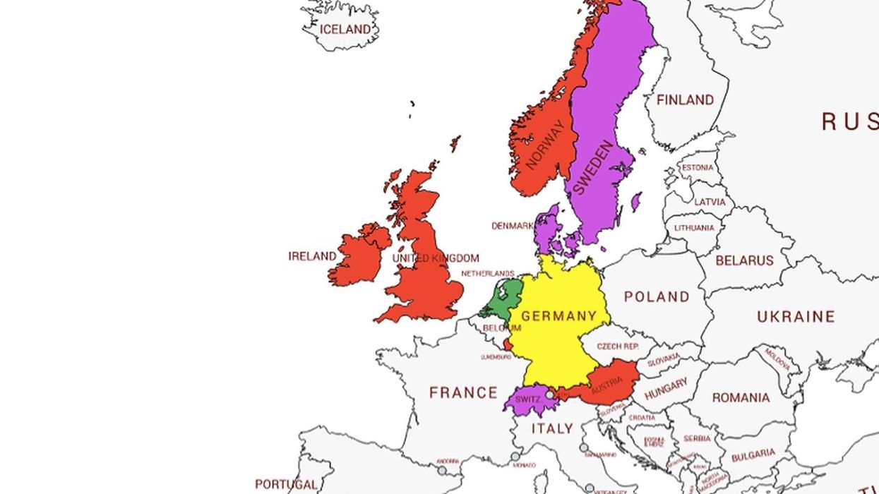 Europe's most liveable cities, mapped