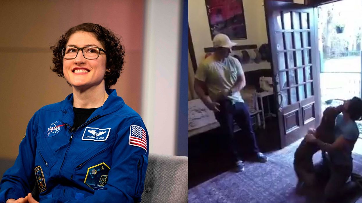 This video of a record-breaking astronaut coming home is so adorable even NASA is obsessed