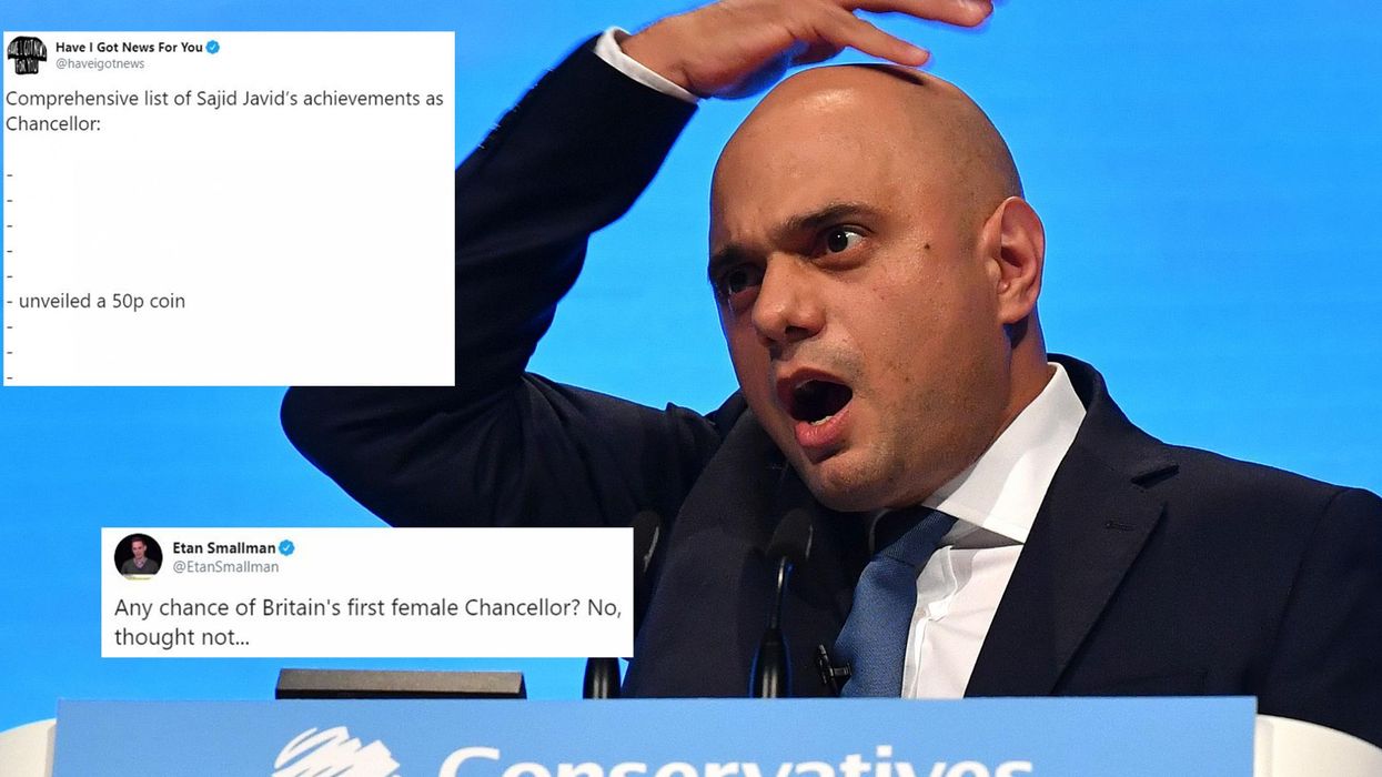 22 of the best reactions to Sajid Javid's surprise resignation as chancellor