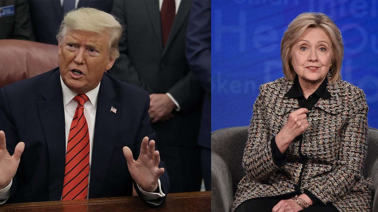 Hillary Clinton compares Trump to 'failed state fascist' over his harassment of federal judge