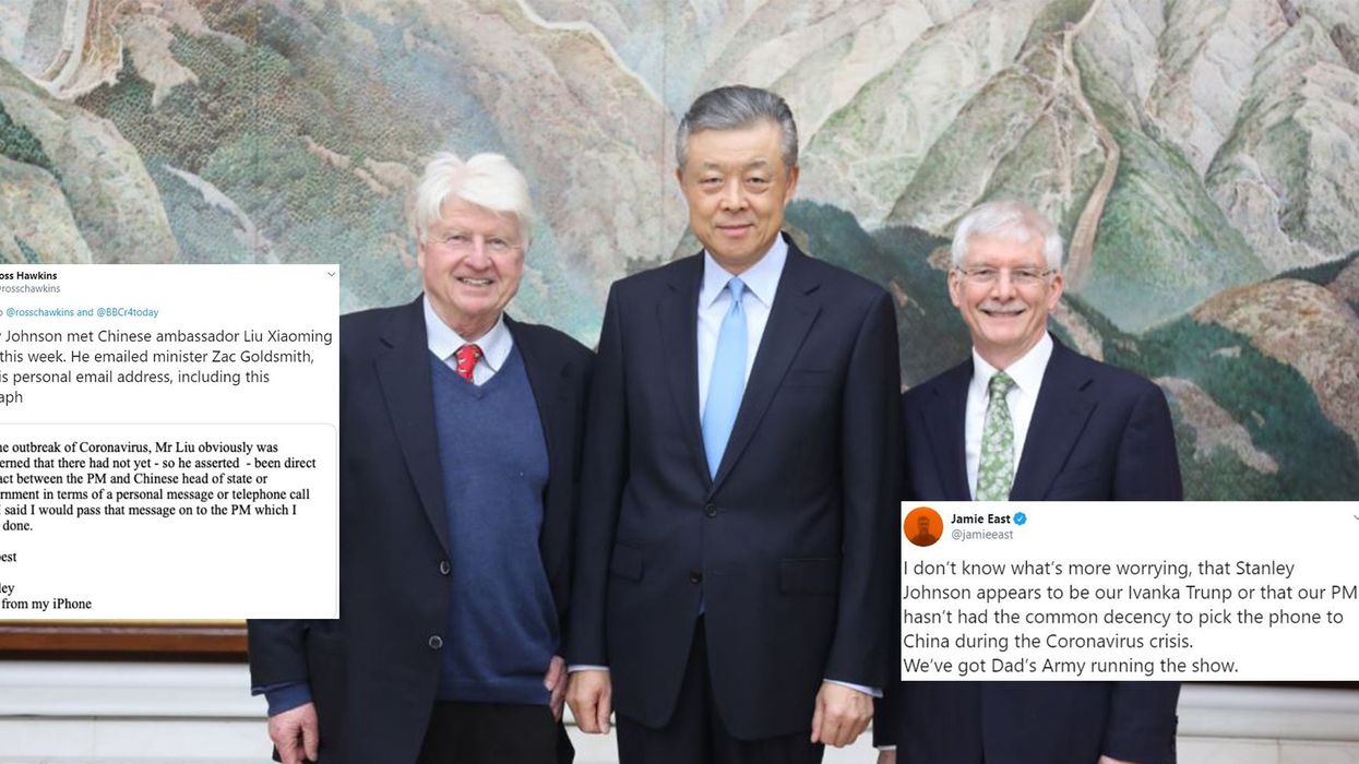 Stanley Johnson accidentally emailed the BBC about a coronavirus meeting and everyone said the same thing