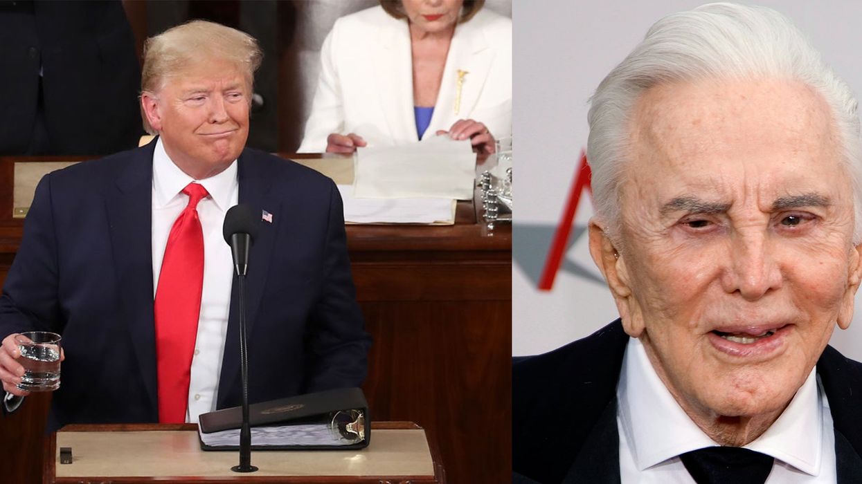 Remembering Kirk Douglas's powerful open letter to Donald Trump