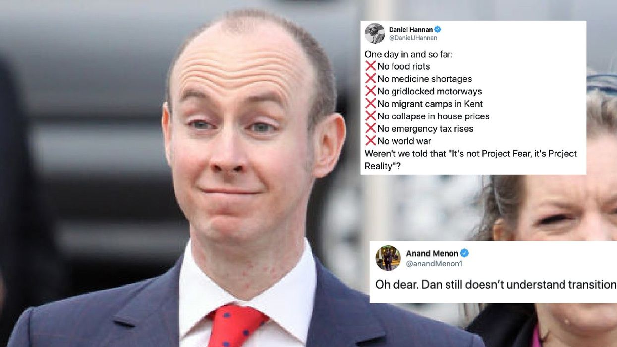 Former Tory MEP told he 'doesn't understand transition' after claiming none of 'project fear' had come true