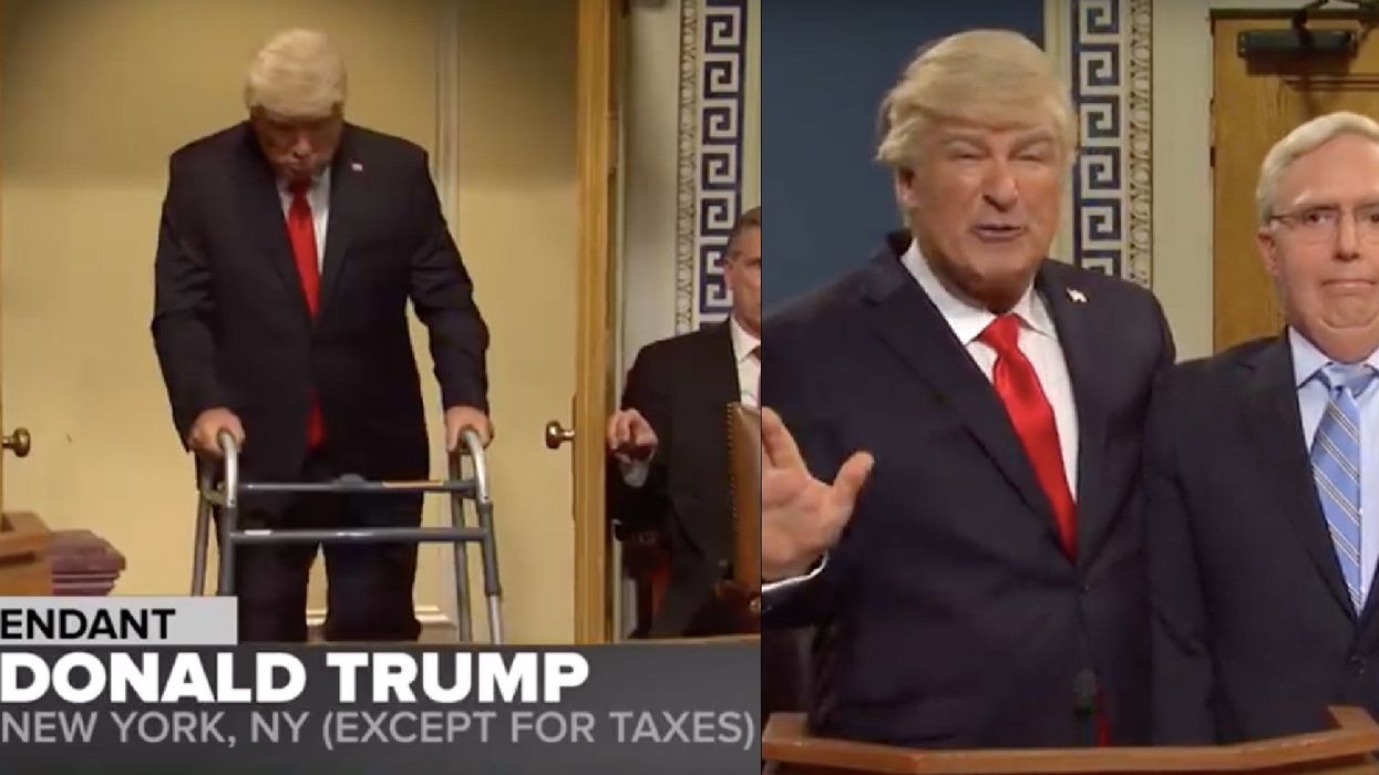 SNL present hilarious alternative version of how Trump's impeachment trial 'should have happened'