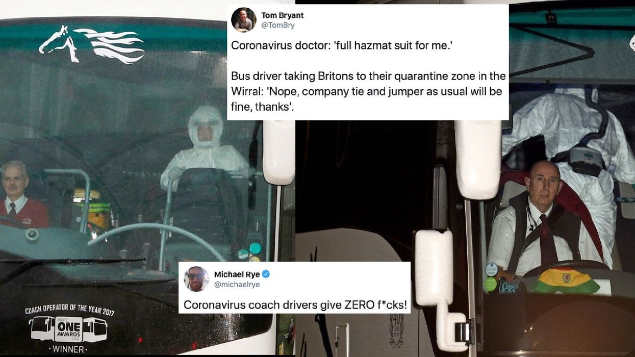 The coronavirus coach drivers have inadvertently become internet stars