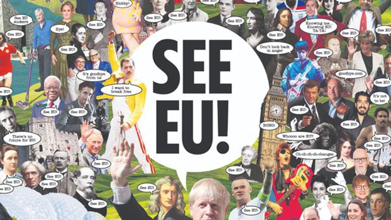The Sun’s souvenir Brexit poster is quite something