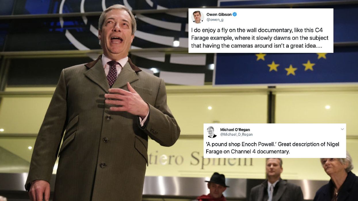 There was a documentary about Nigel Farage's role in Brexit and people were not impressed